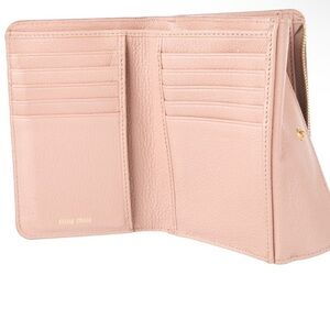 Miu Miu Blush Leather Wallet